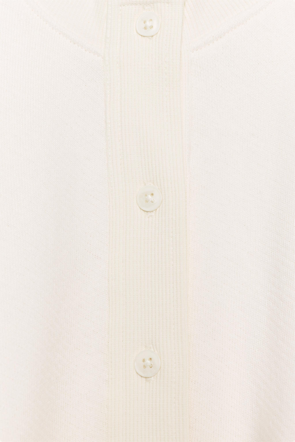 SUDADERA BOTONES ALGOD?N / Crudo - Zara фото 6