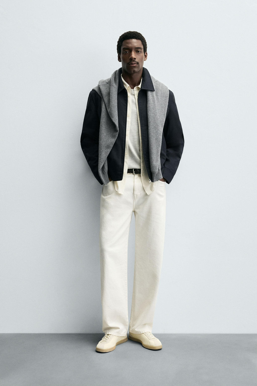 CROPPED FIT COTTON JACKET