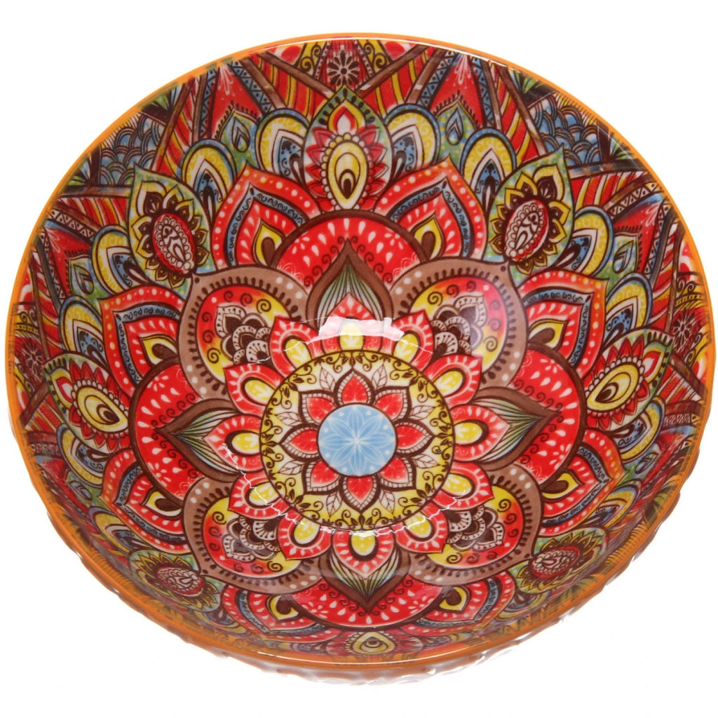 Салатник керамический "Марракеш" оранж 16*7,5см