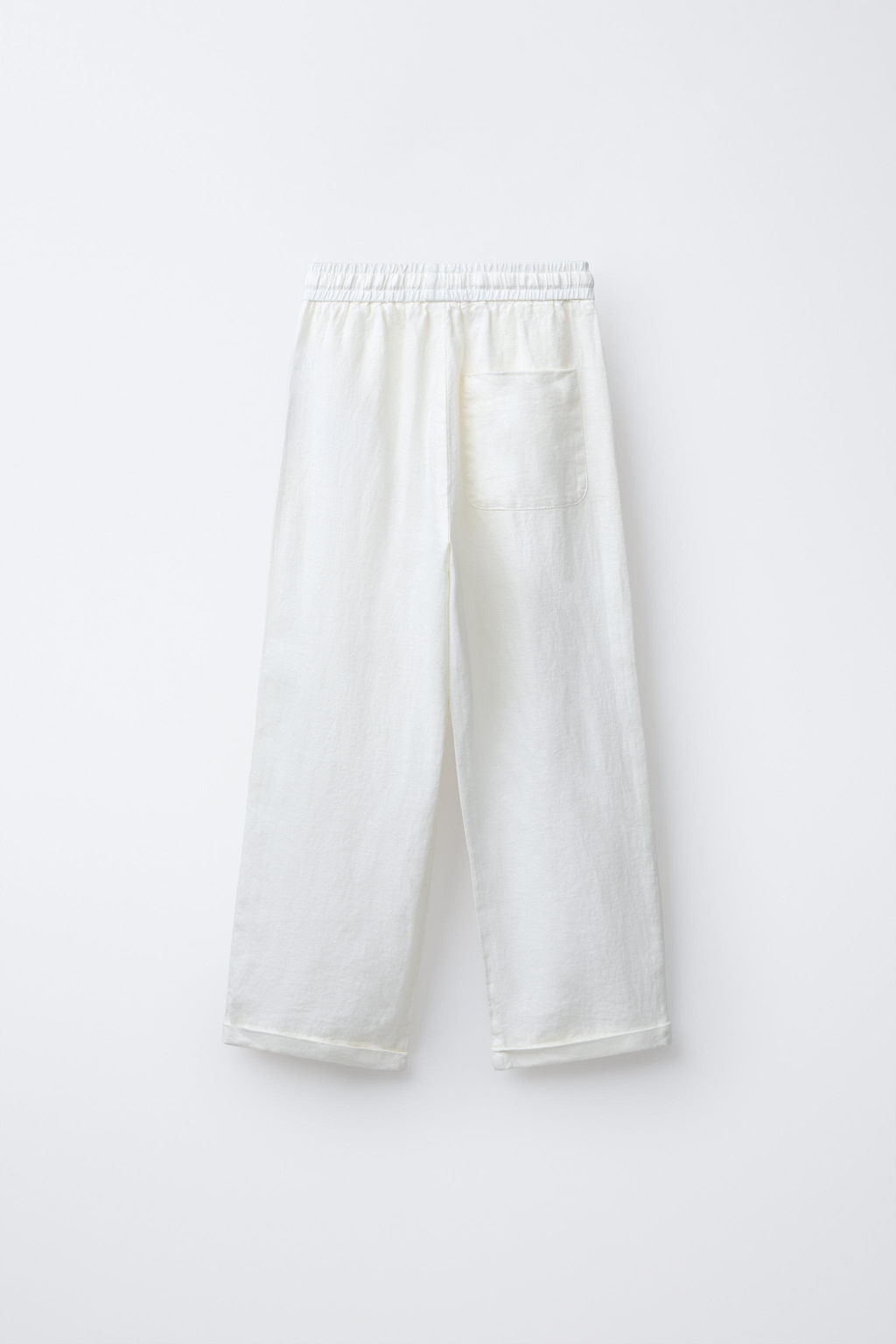 PANTAL?N STRAIGHT 100% LINO / Crudo medio - Zara фото 2