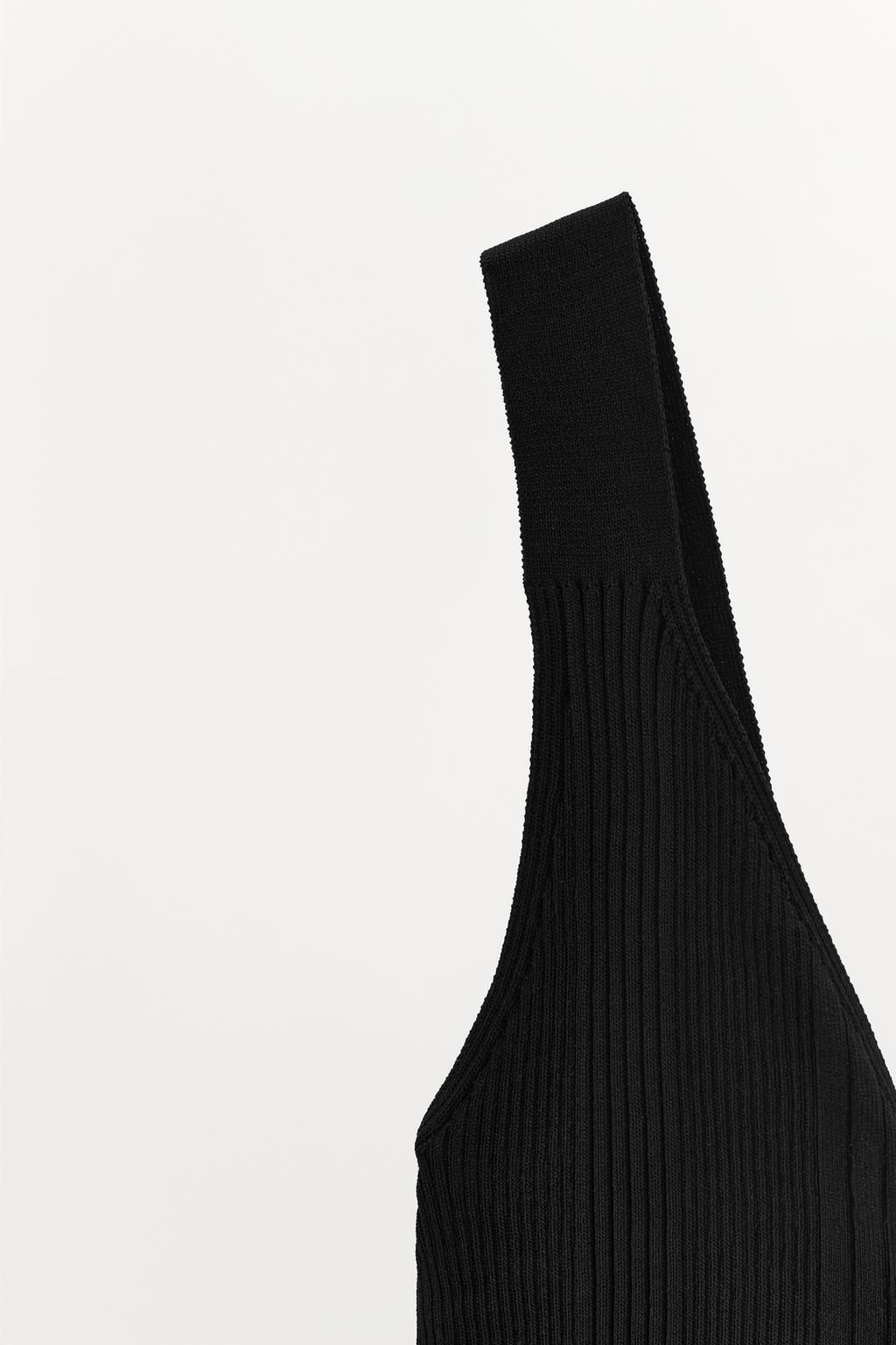 KNIT TOP WITH HOOK-AND-EYE DETAILS - Zara фото 7