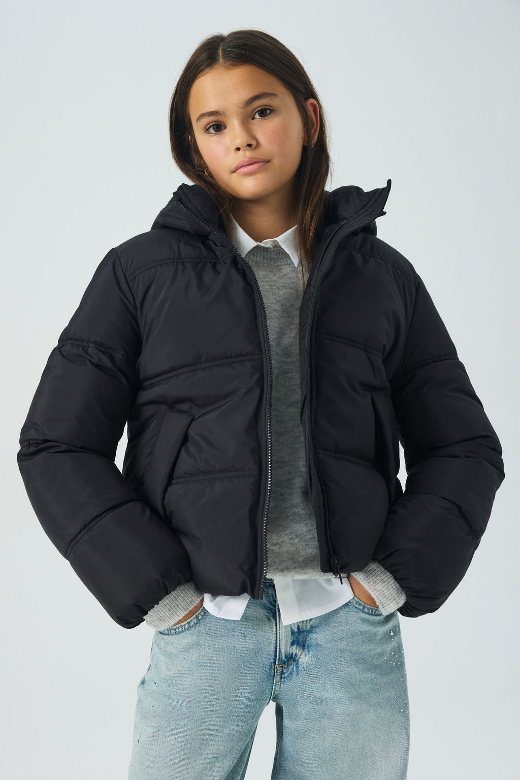 Chaqueta acolchada con capucha - H&m фото 2