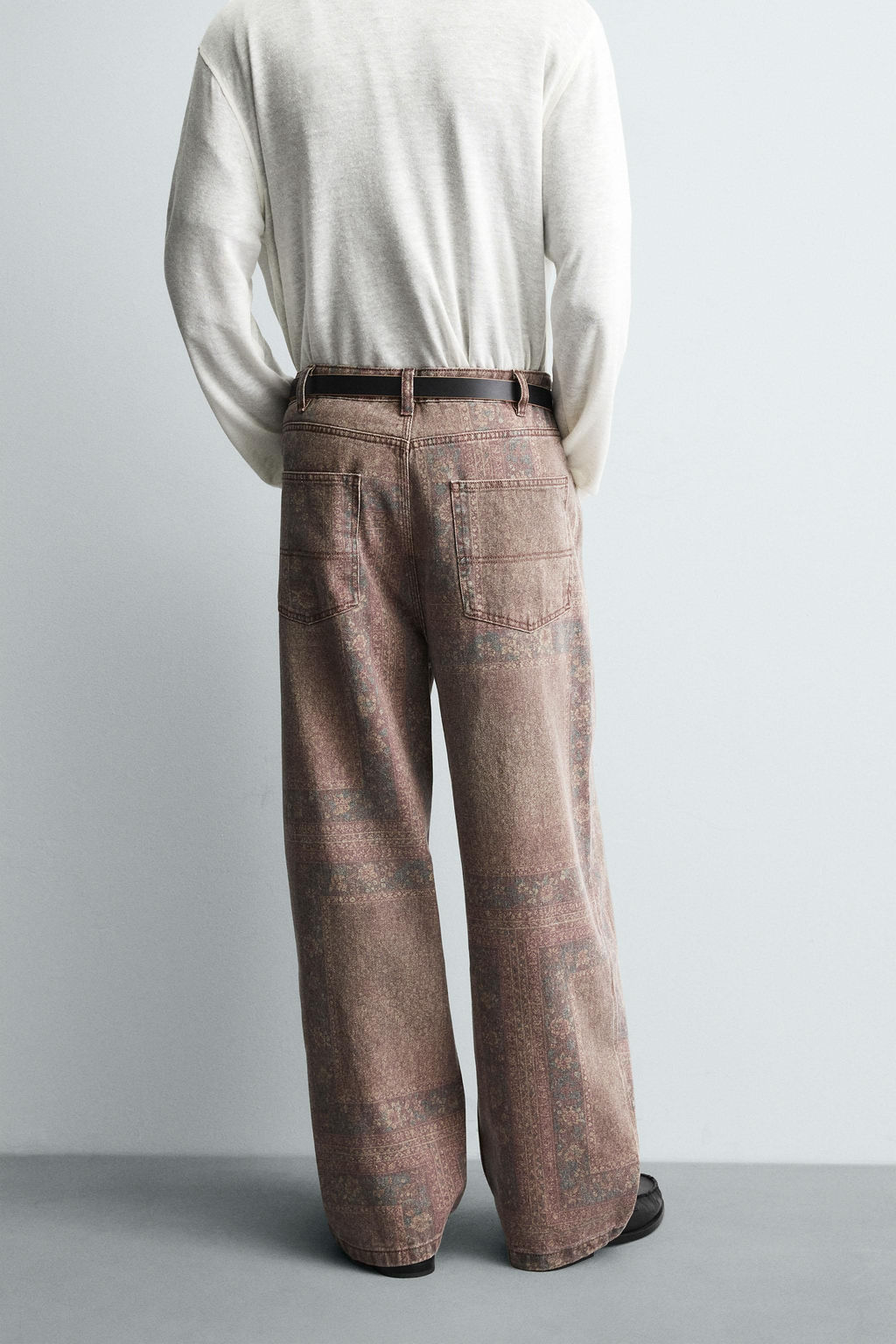 BANDANA PRINT BAGGY FIT TROUSERS - Zara фото 3