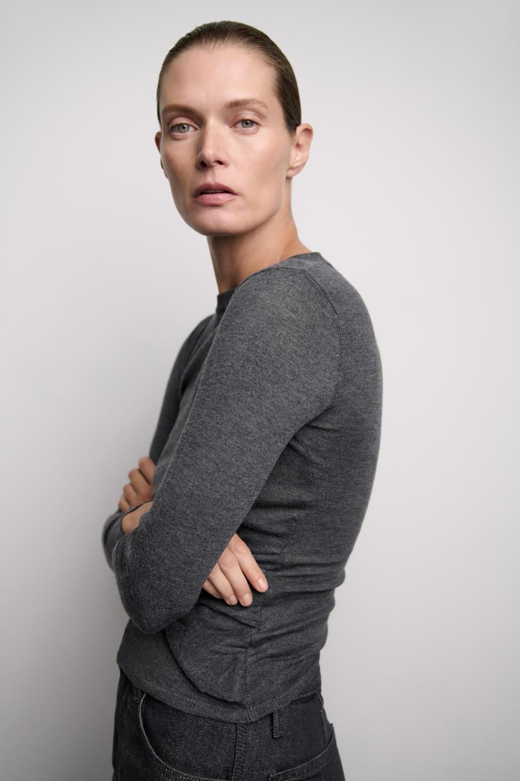 CROSSOVER KNIT TOP - Zara фото 8