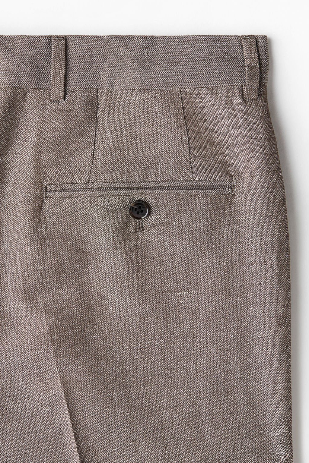 Pantal?n de traje en mezcla de lana Slim Fit - H&m фото 3