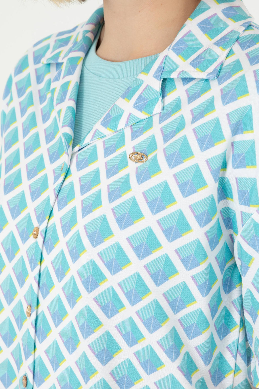 Женская мятная трикотажная рубашка Неожиданная скидка в корзине - U.s. polo assn фото 7