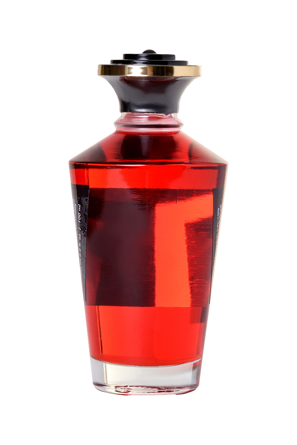 Масло массажное для тела Shunga Пылающая вишня (Blazing Cherry), разогревающее, 100 мл.