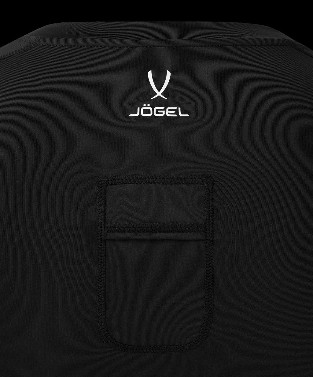 Футболка компрессионная судейская JOGEL PerFormDRY Referee Baselayer Tee SS, черный  фото 5