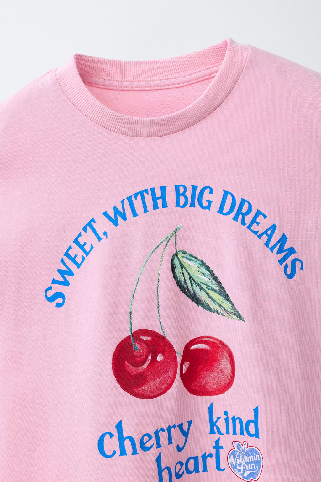 CAMISETA ESTAMPADO FRUTAS / Rosa - Zara фото 5