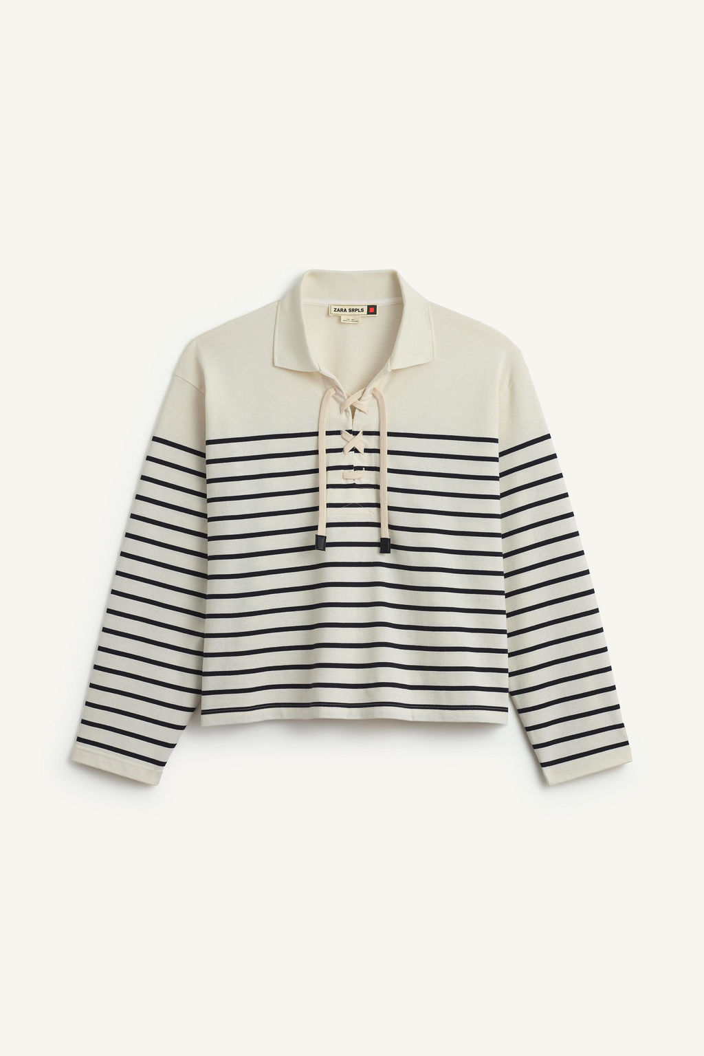STRPPD TSHRT CRDS / Blanco / Marino - Zara фото 5