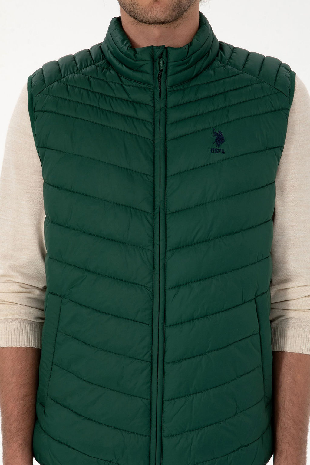 Erkek Koyu Ye_il Yelek Sepette S_rpriz _ndirim - U.s. polo assn фото 6