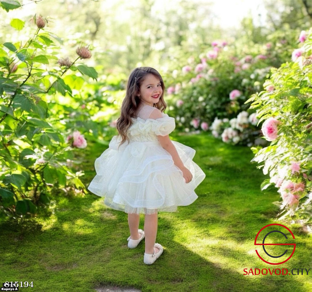 Платье для девочки пышное