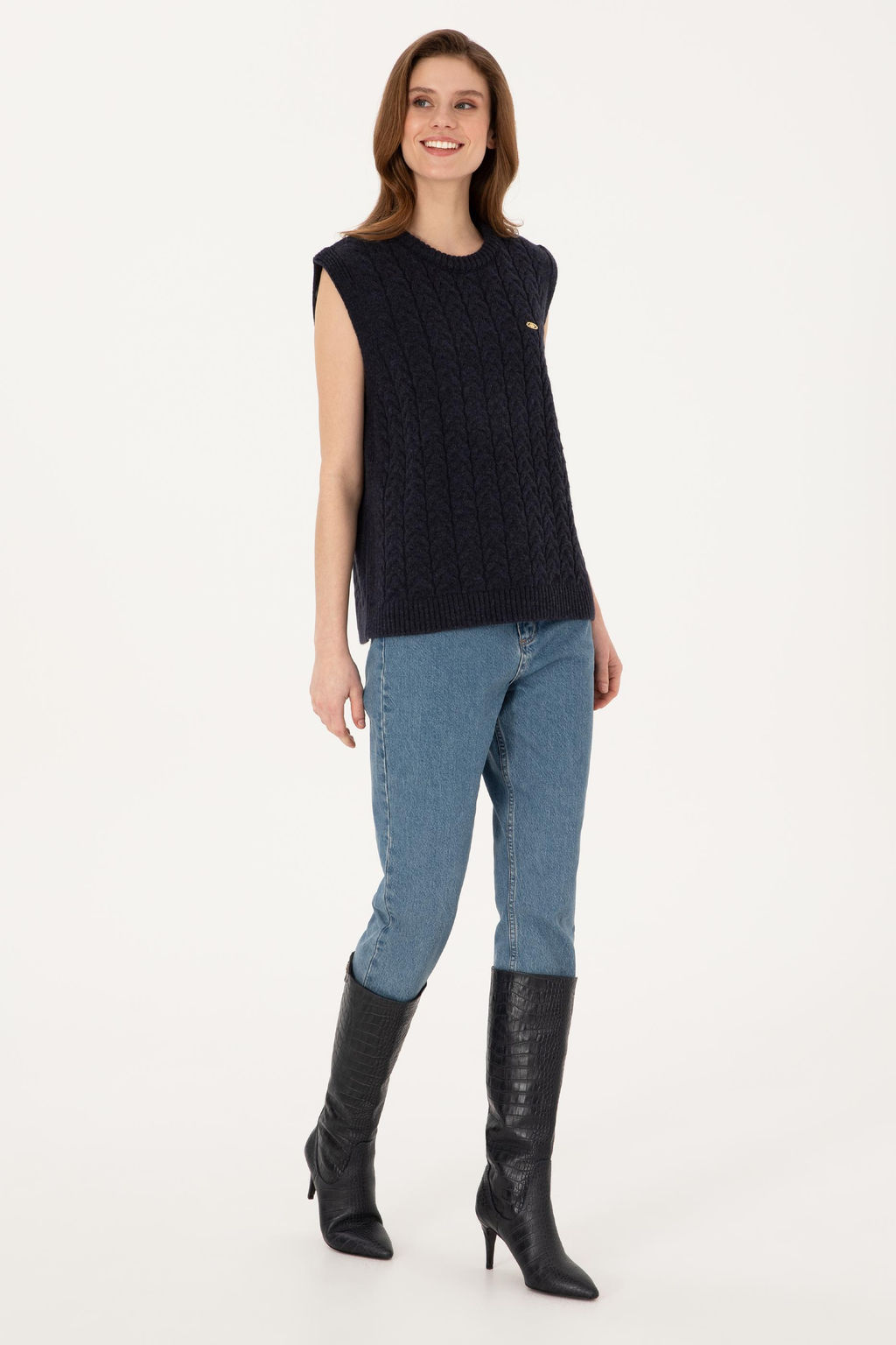 Kad_n Lacivert S_veter - U.s. polo assn фото 5