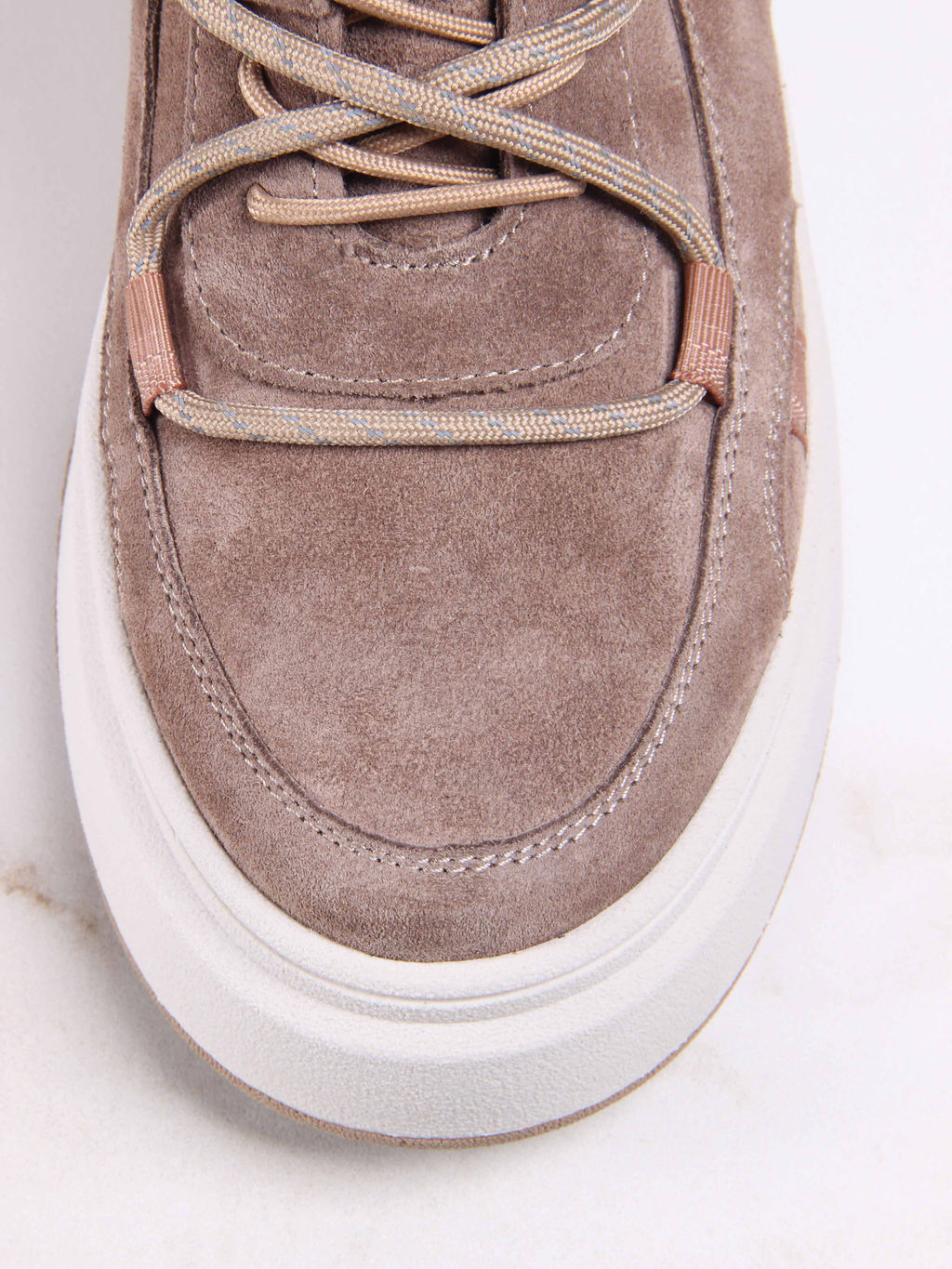 Ботинки 229.windybe. Серо-коричневая замша/Шерсть