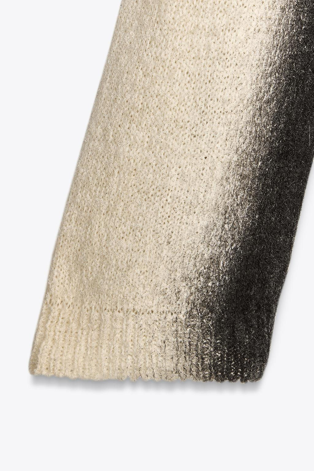 FADE PRINT KNIT SWEATER - Zara фото 8