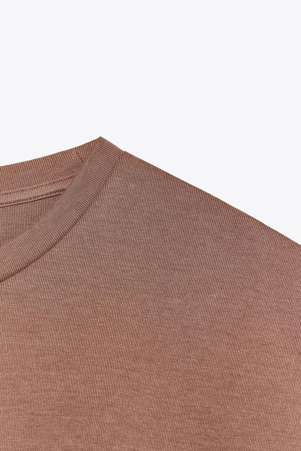 WASHED INTERLOCK T-SHIRT - Zara фото 16
