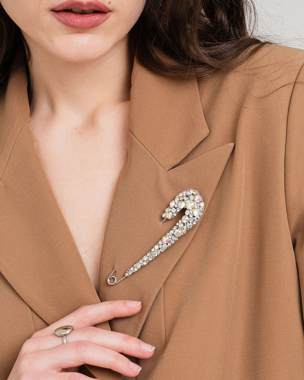 Брошь в форме булавки - Sahar art lab фото 5