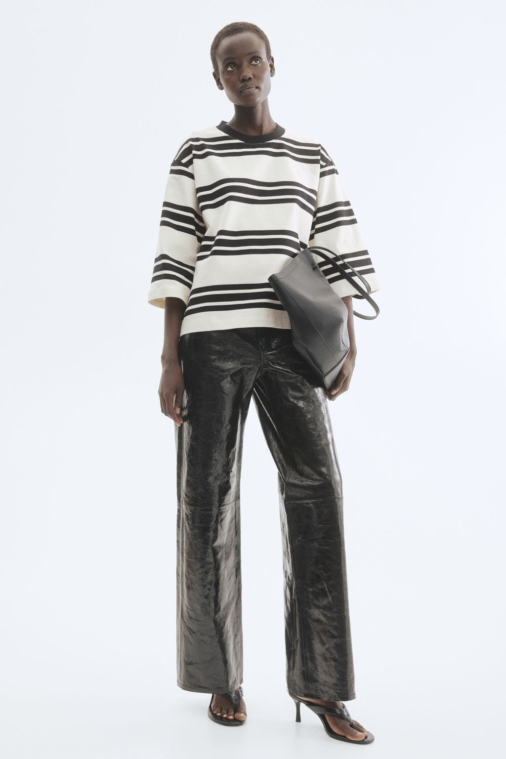 Top de corte holgado en algod?n - H&m фото 4