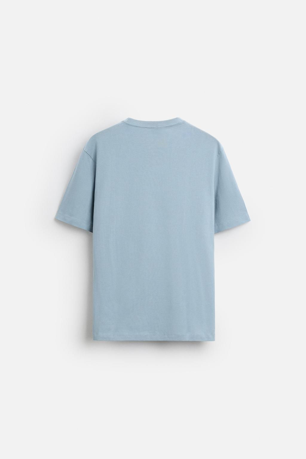BASIC MEDIUM WEIGHT T-SHIRT - Zara фото 32