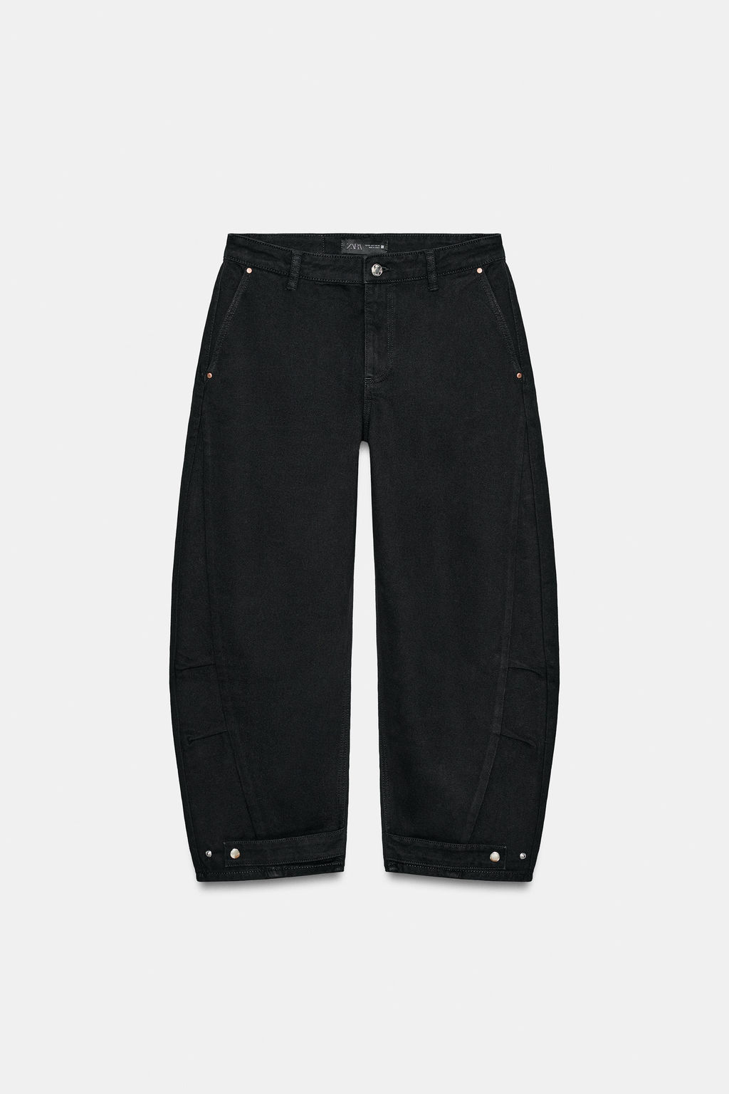 Z1975 BALLOON FIT MID-WAIST JEANS - Zara фото 8