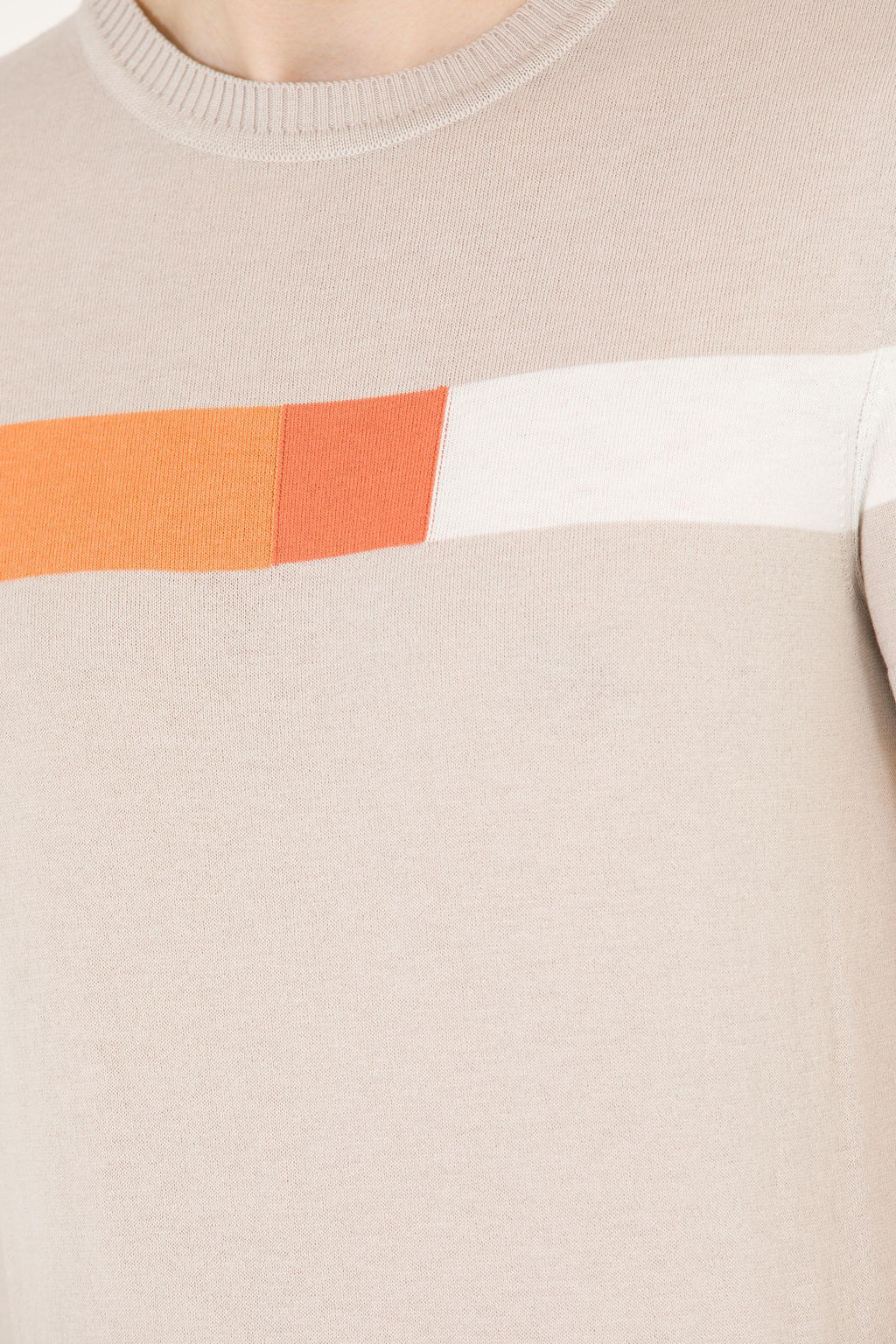 U. S. Polo Assn Мужской трикотажный свитер с круглым вырезом и камнями - U.s. polo assn фото 7