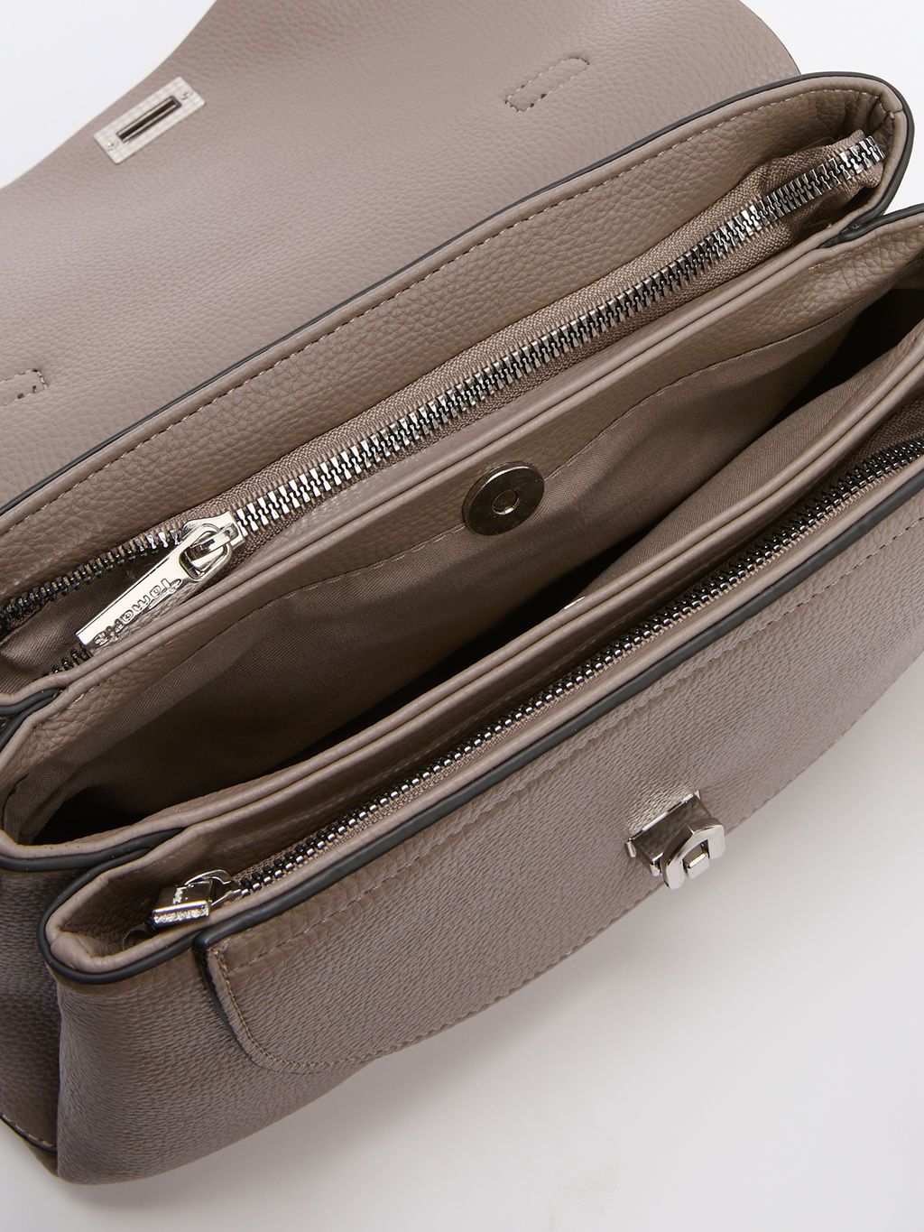 Женская сумка с ручкой TAMARIS Carolina Артикул 4370653, серо-бежевый - Divas bag фото 6