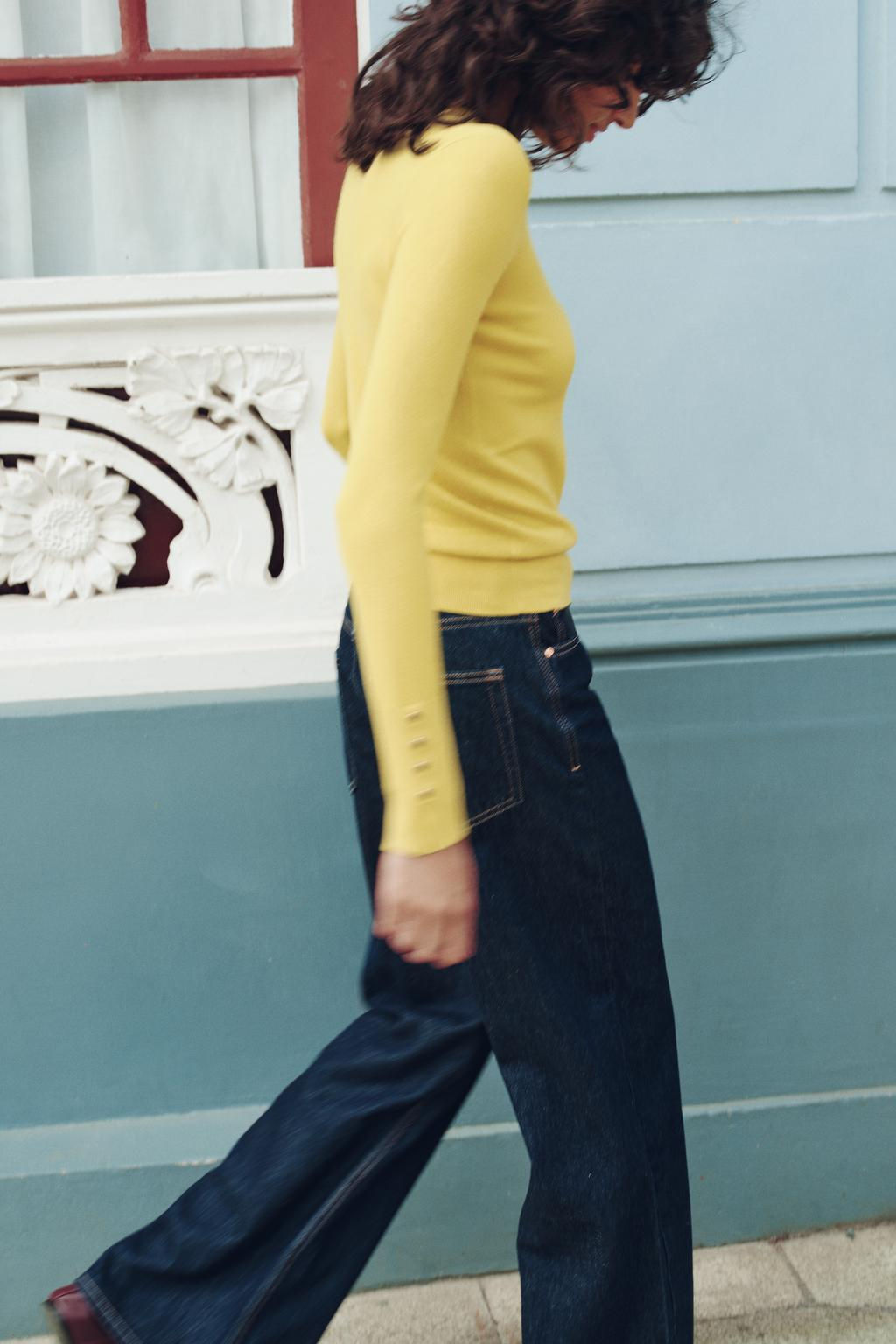 BASIC PLAIN KNIT SWEATER - Zara фото 17