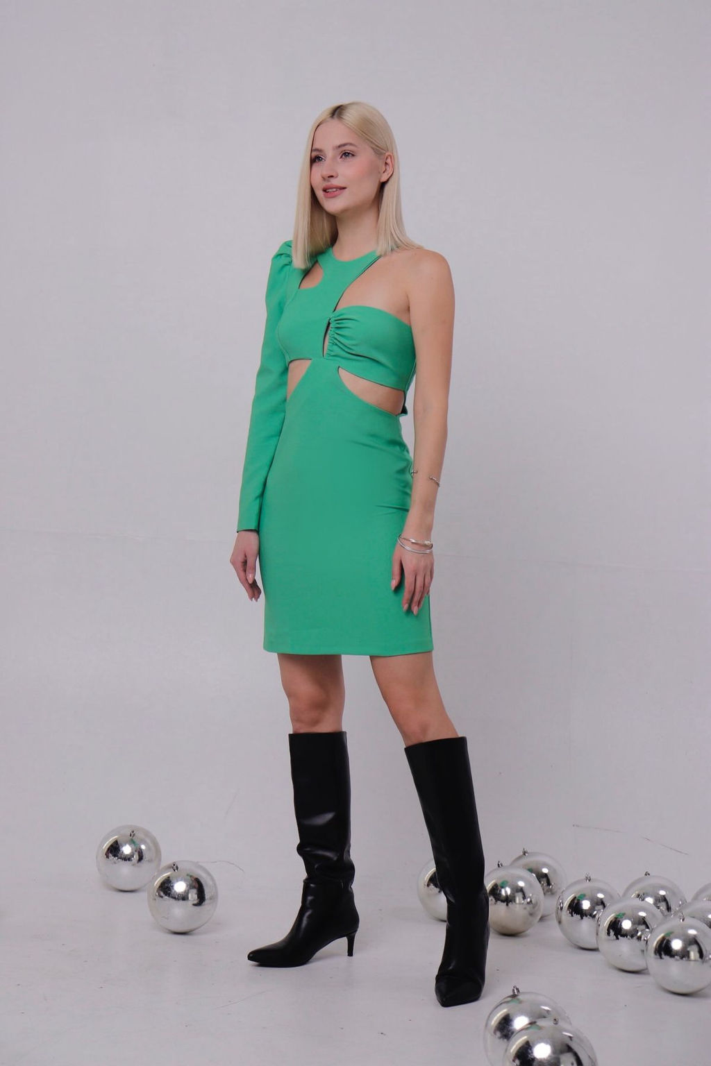 Платье вечернее зелёное - Martichelli фото 3