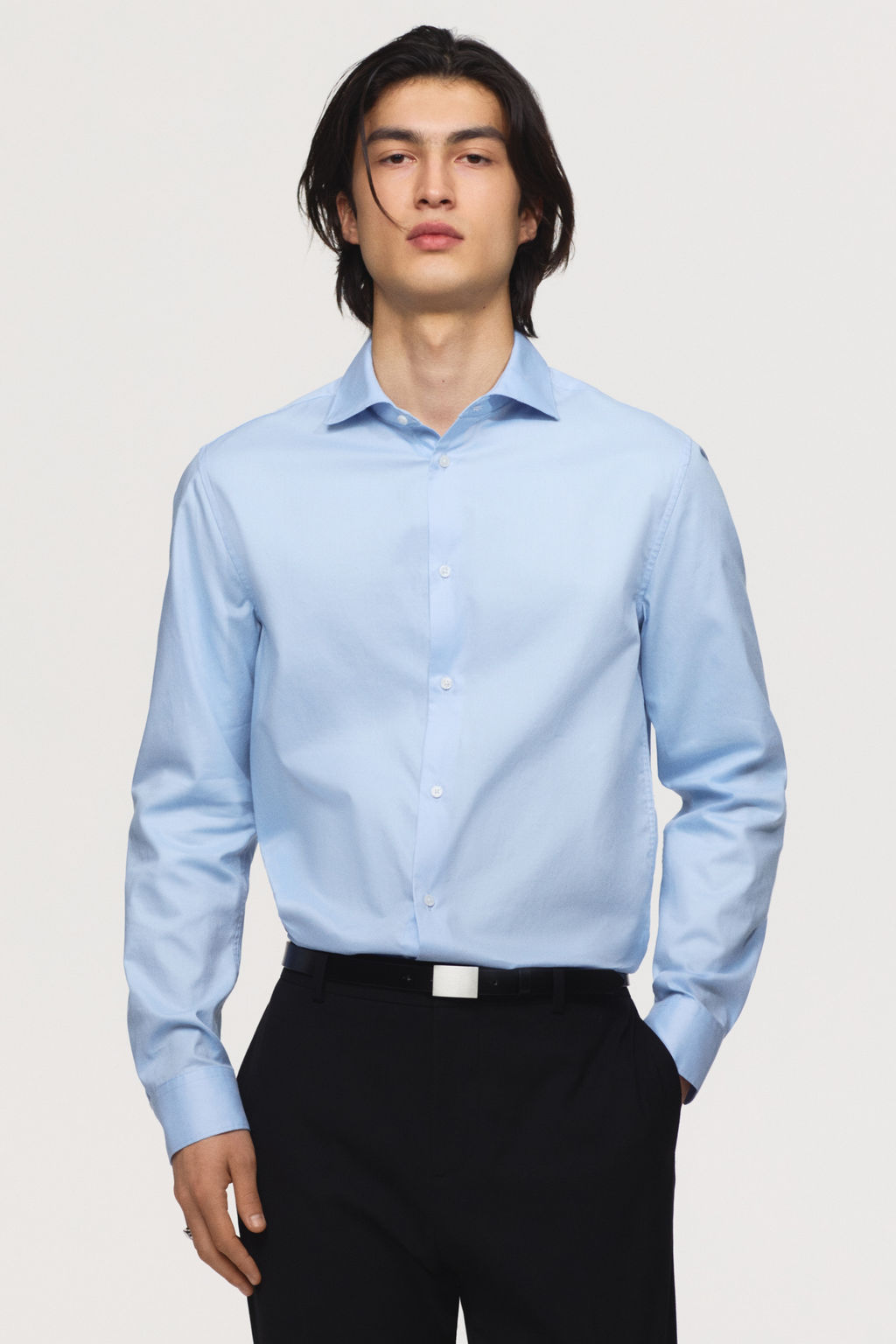 Camisa de algod?n Slim Fit - H&m фото 4