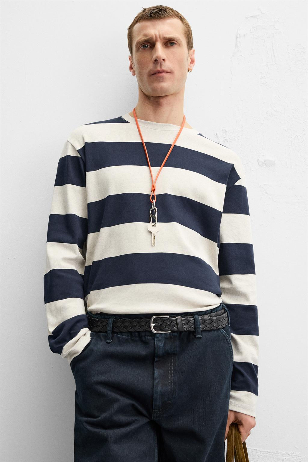 STRIPED T-SHIRT - Zara фото 5