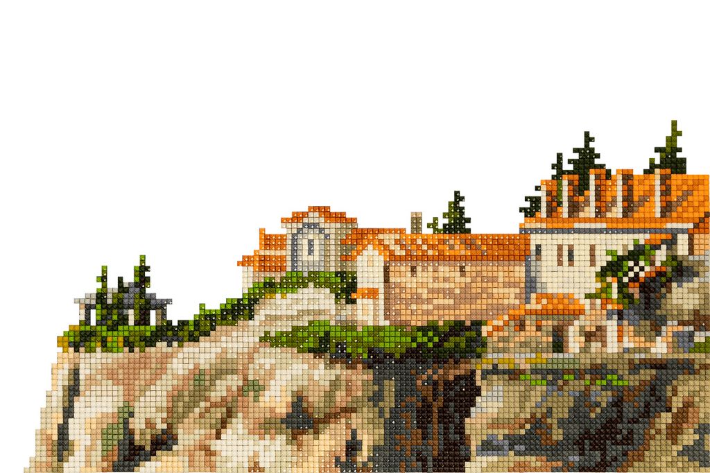 Кристальная (алмазная) мозаика ФРЕЯ ALVR-257 Над обрывом 30 х 20 см