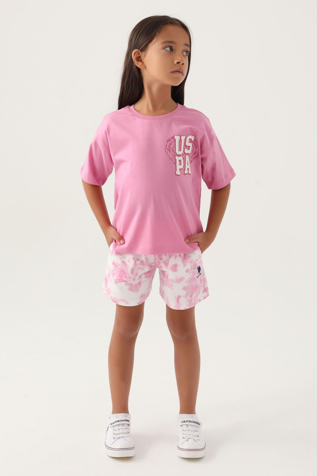Фиолетовый пижамный комплект для девочки - U.s. polo assn фото 8