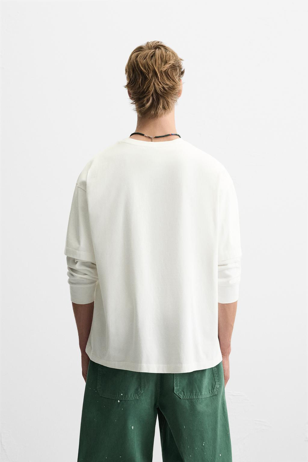 SLOGAN PRINT T-SHIRT - Zara фото 3