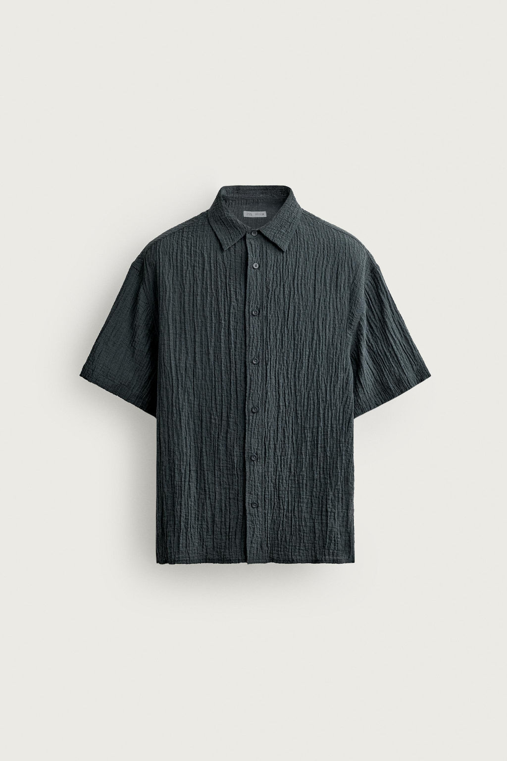 CAMISA RELAXED FIT RELIEVE / Azul - Zara фото 7