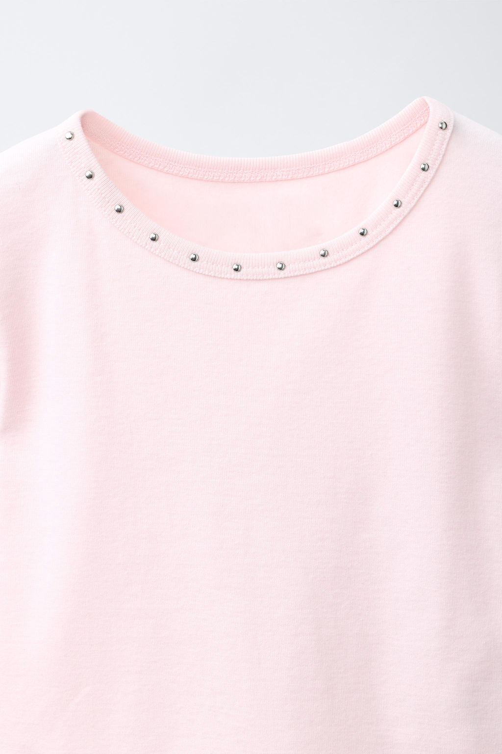 CAMISETA TACHAS BAJO LACE / Rosa - Zara фото 3