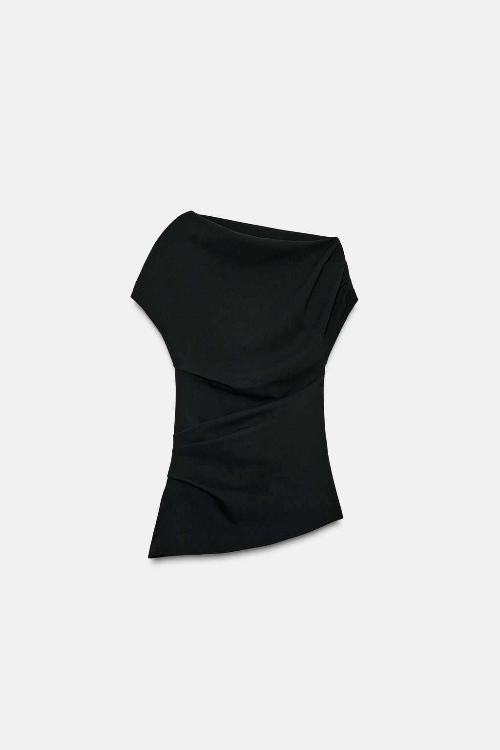 ASYMMETRIC PLEATED TOP - Zara фото 5