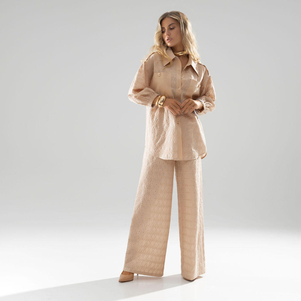 Рубашка, Пик элегантности (с поясом) - Charutti фото 4