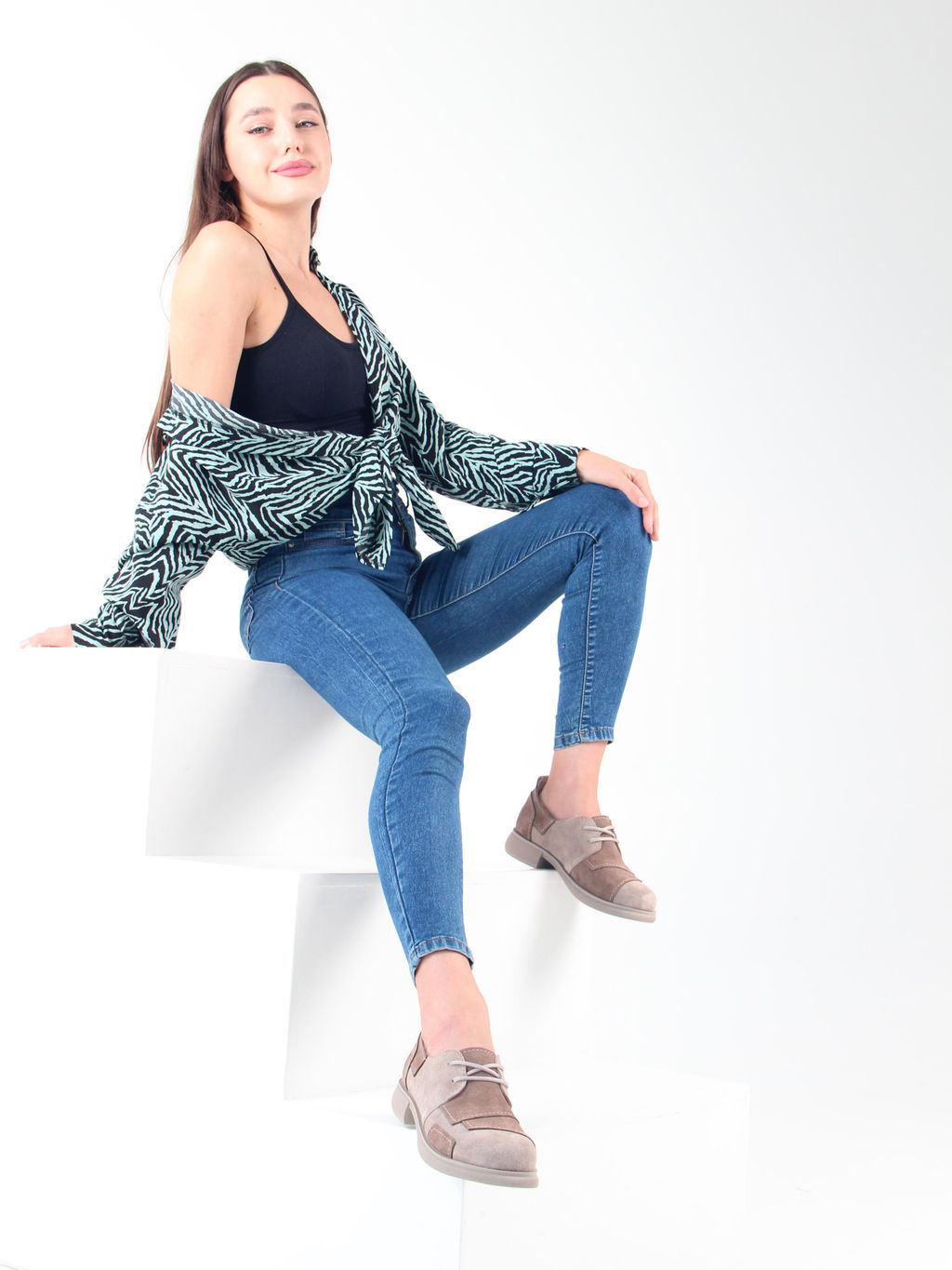 Полуботинки туфли EDART 205.патриция ka. ваниль серо коричневый замша фото 2