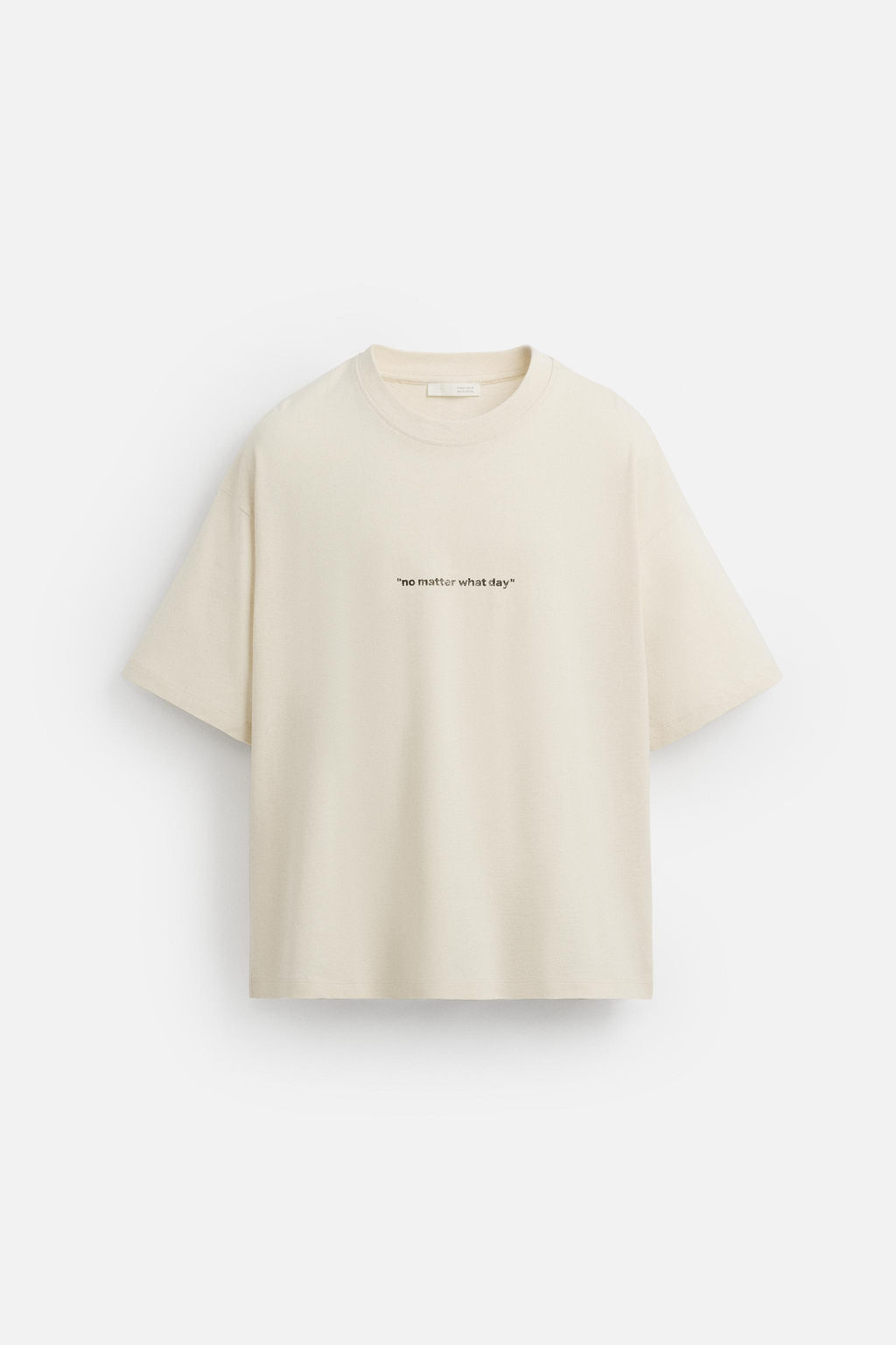 WASHED PRINT T-SHIRT - Zara фото 8