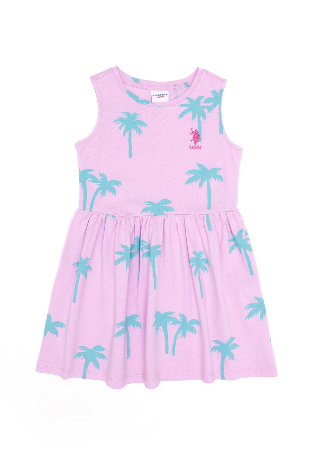 Трикотажное платье без рукавов Магнолия для девочек Неожиданная скидка в корзине - U.s. polo assn фото 5
