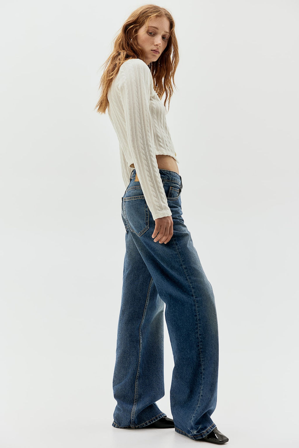 Cardigan en punto efecto trenzado - H&m фото 4