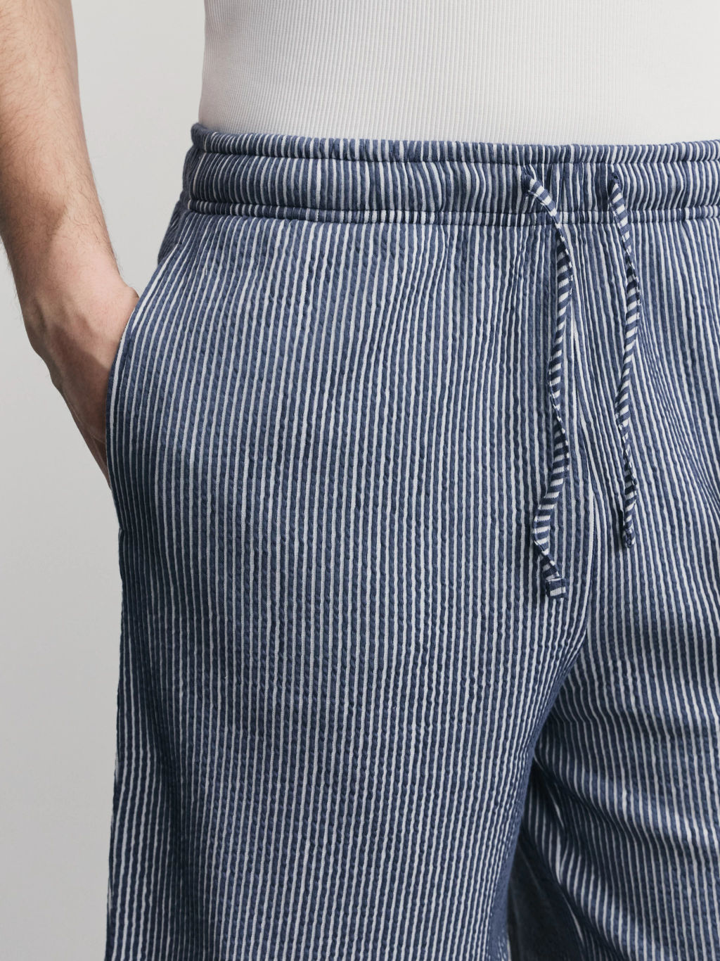 Шорты relax в полоску / Zarina  фото 6