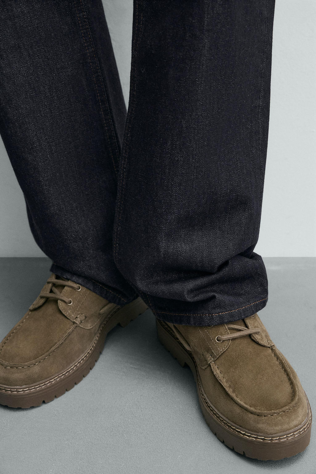 LEATHER DECK SHOES - Zara фото 3