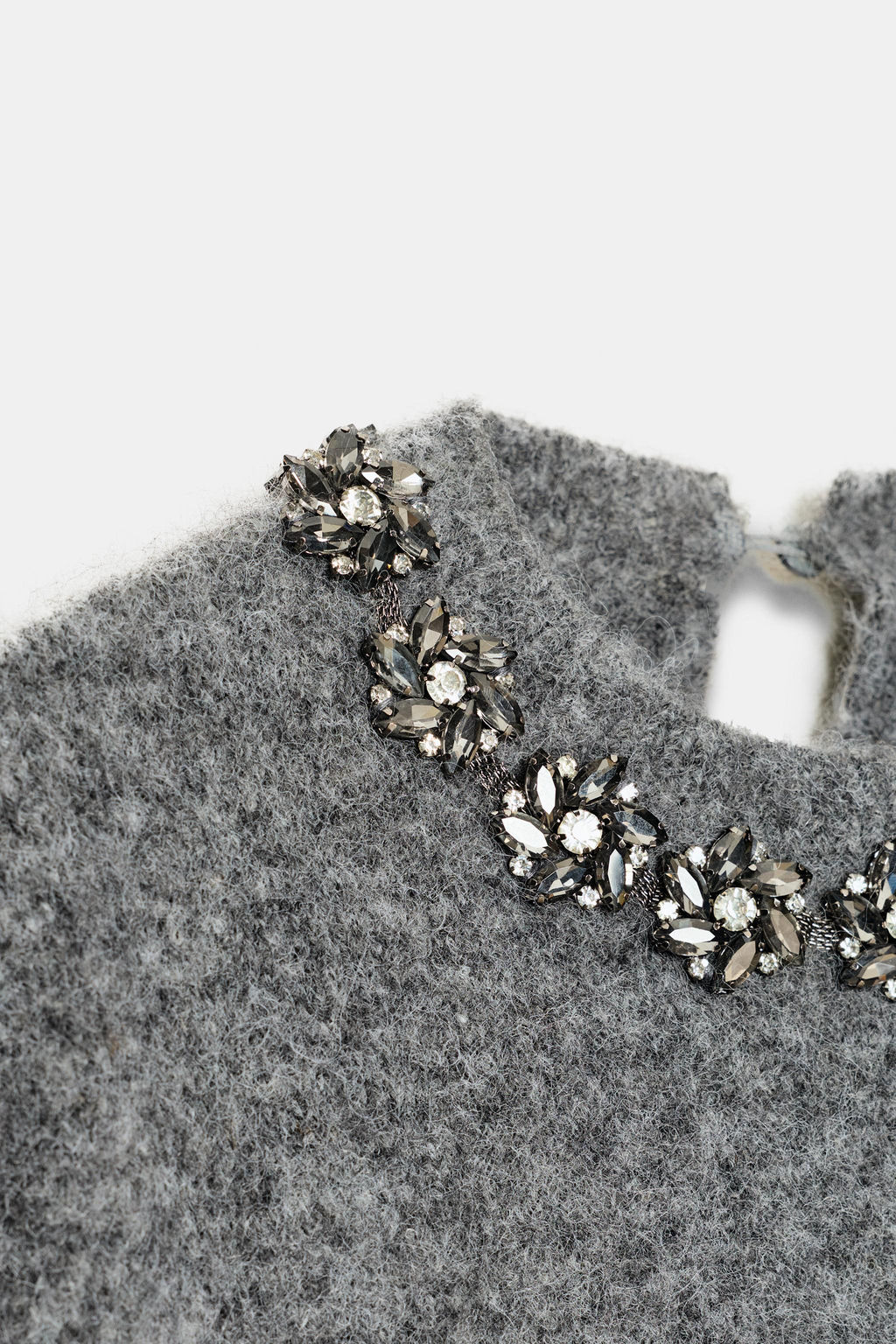 SHORT SLEEVE KNIT JUMPER WITH JEWEL BEADS - Zara фото 8