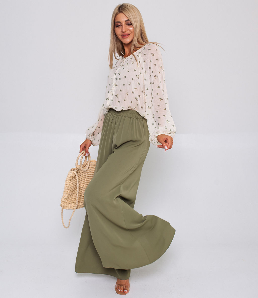 Брюки #ОБШ1350, оливковый - Dommod фото 2