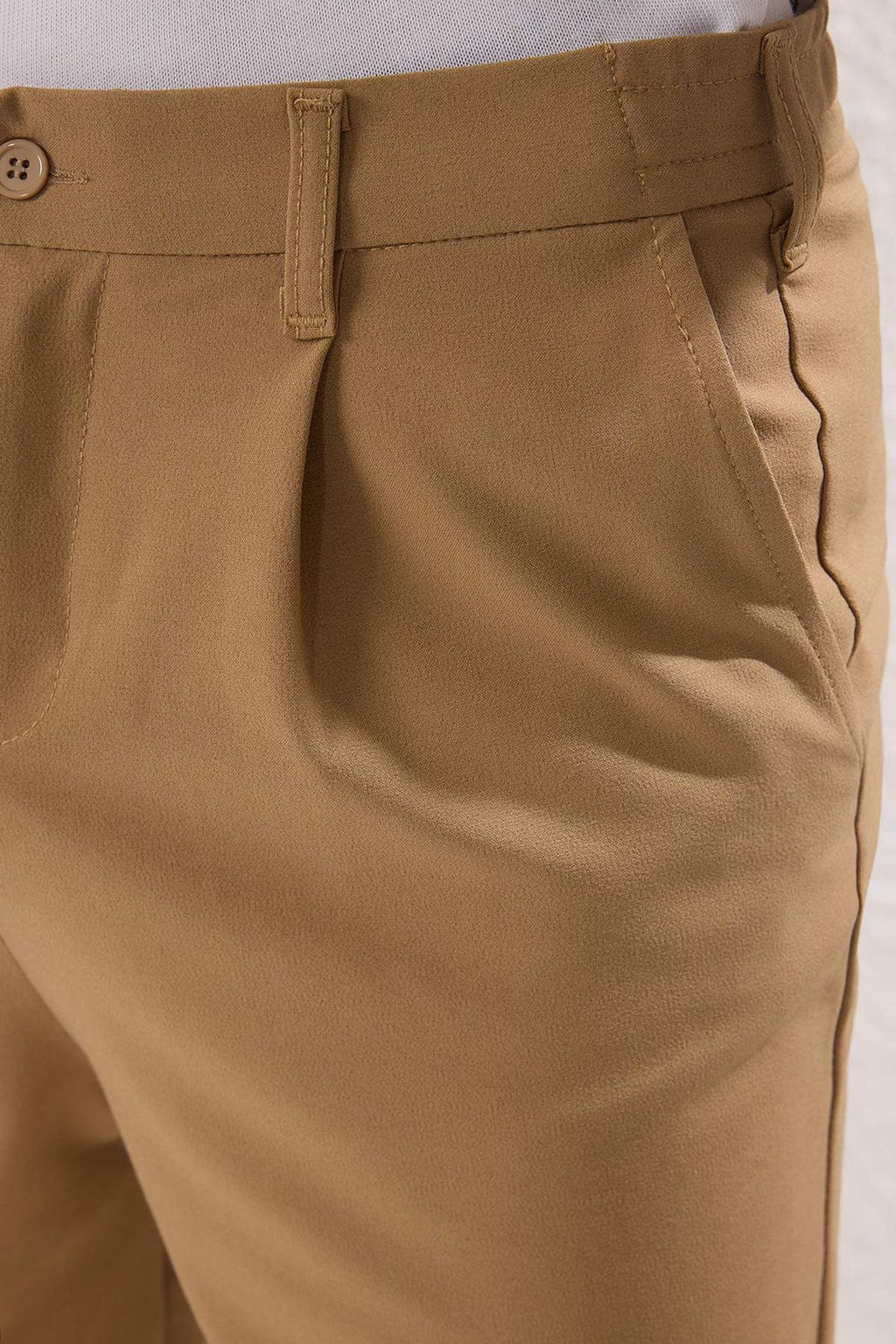TRENDYOL MAN Siyah Wideleg Baggy Rahat Kal?p Dokuma Kumas Pantolon TMNSS25PL00009 - Trendyolmilla фото 3
