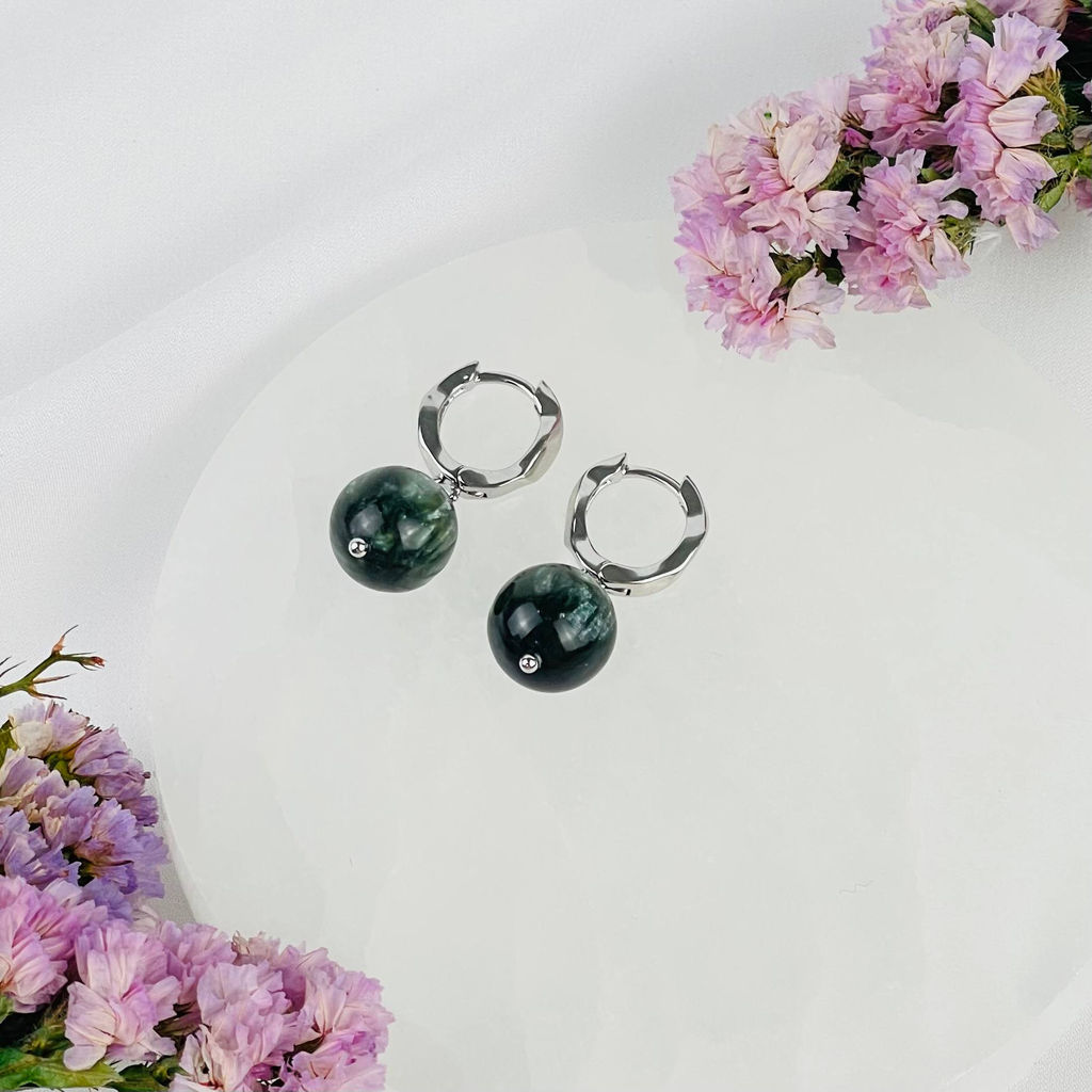 Серьги из Серафинита