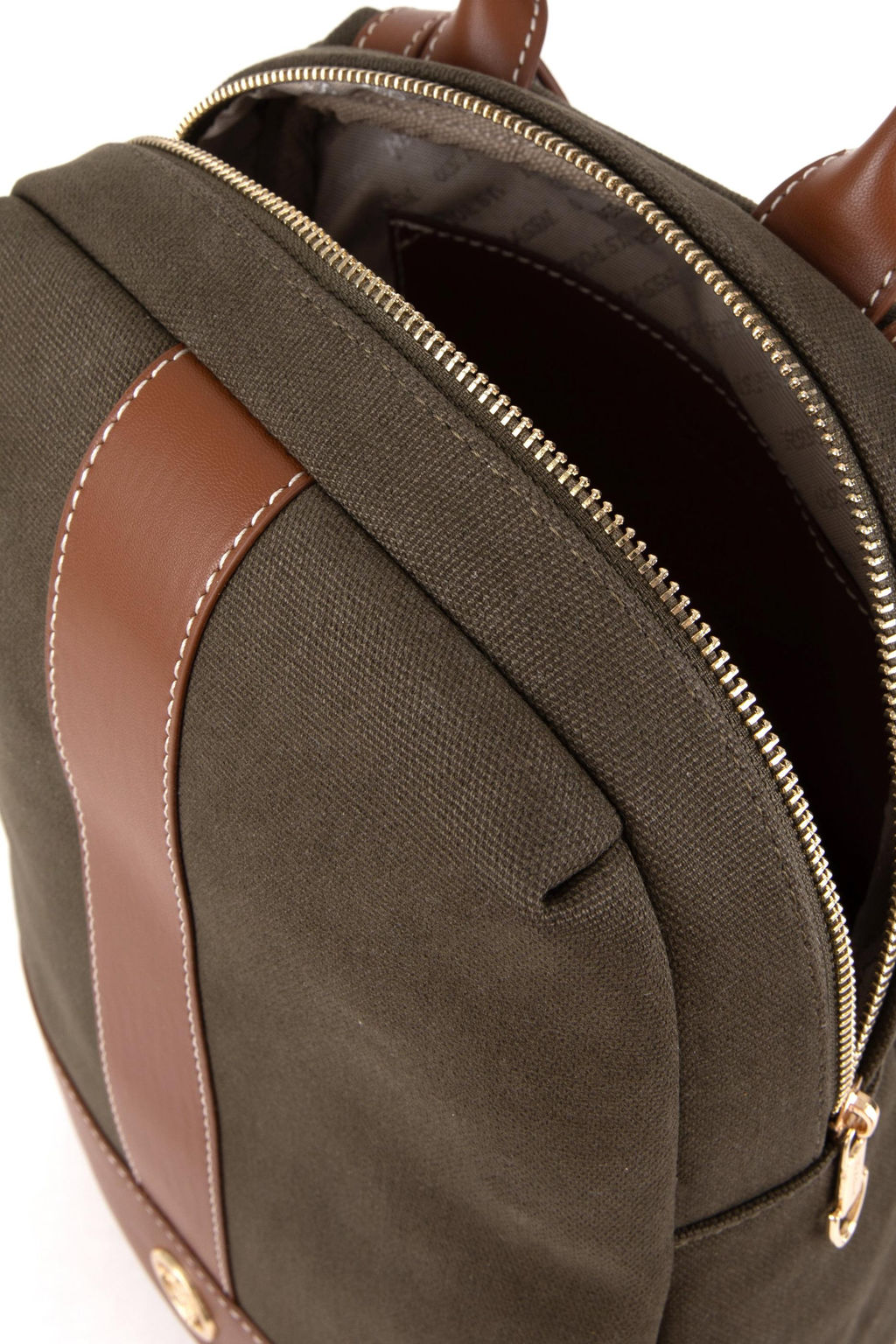 Женский холщовый рюкзак цвета хаки Неожиданная скидка в корзине - U.s. polo assn фото 6