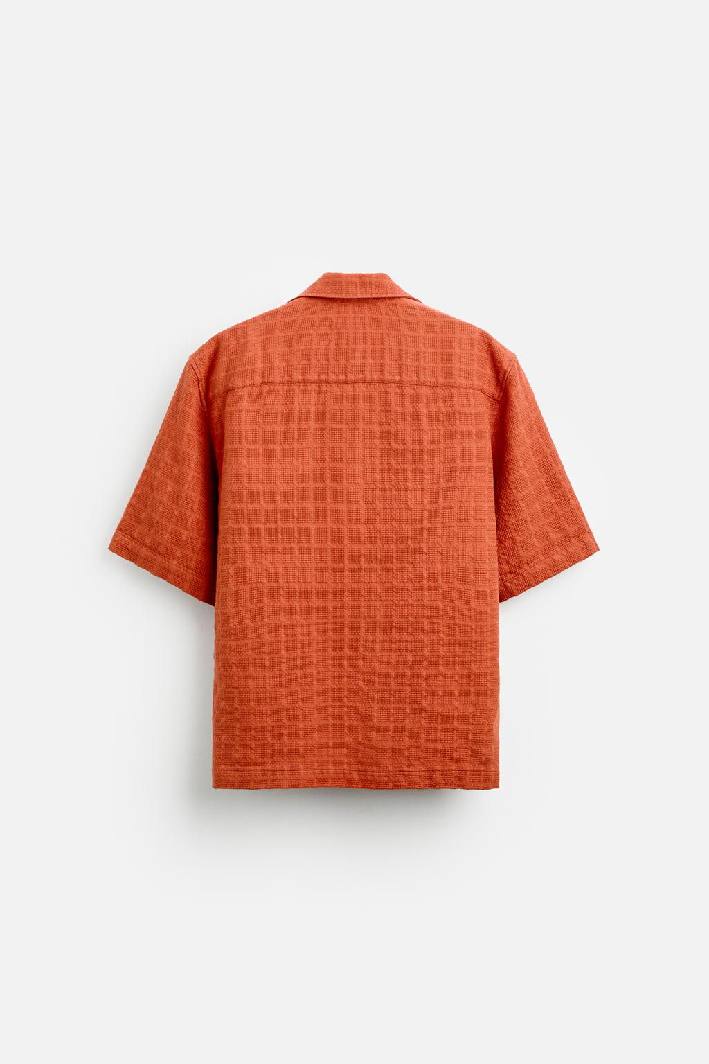 GEOMETRIC JACQUARD SHIRT - Zara фото 8