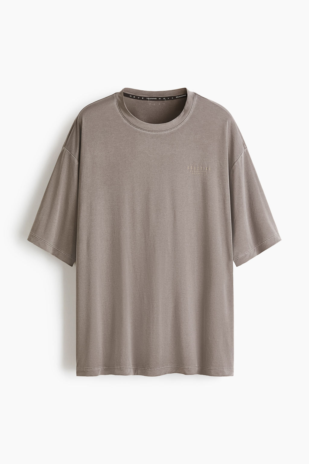 Camiseta de deporte boxy con DryMove Loose Fit - H&m фото 2